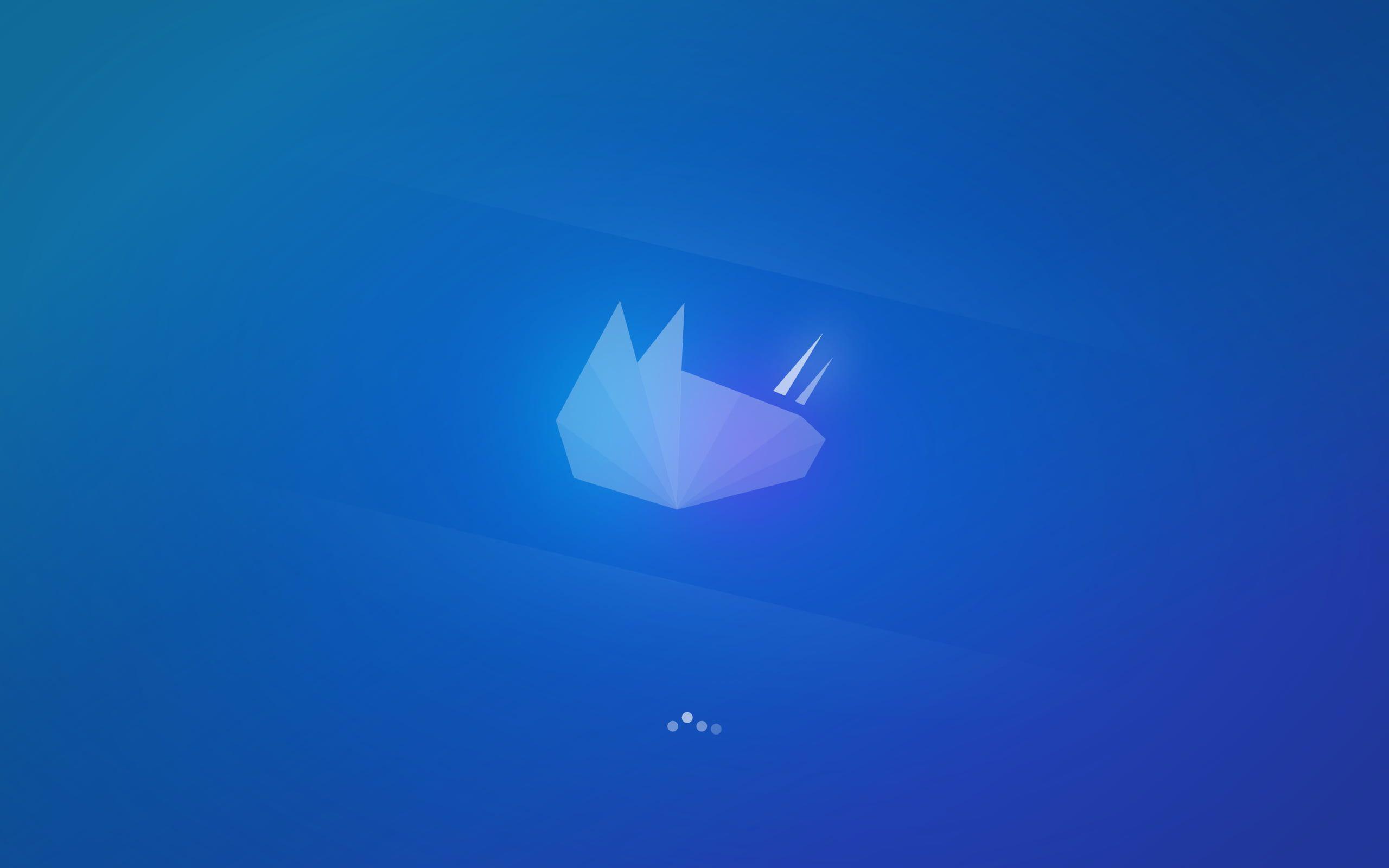 Xubuntu Logo - Blue logo, Xubuntu, Linux HD wallpaper