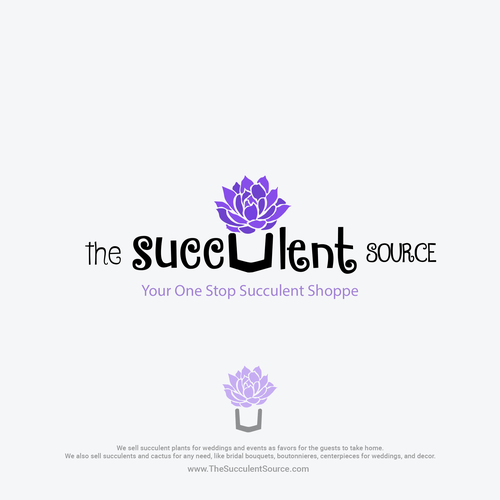 Succulent Logo - Succulent Logo for Wedding and Events Company. Logo design contest