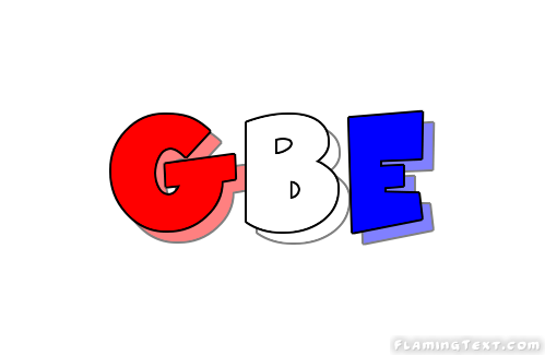 GBE Logo - Liberia Logo. Free Logo Design Tool from Flaming Text