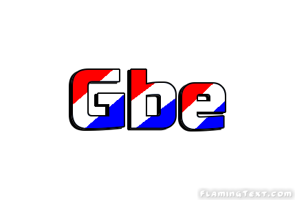 GBE Logo - Liberia Logo | Free Logo Design Tool from Flaming Text