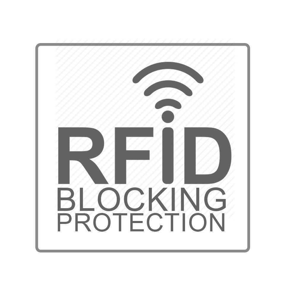 RFID Logo - Barry Smith RFID Blocking Genuine Leather Bi Fold Wallet Unisex (Brown)
