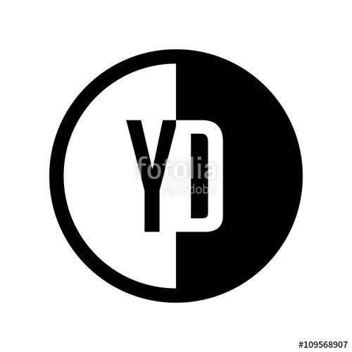 Yd Logo - INITIAL CIRCLE HALF LOGO YD