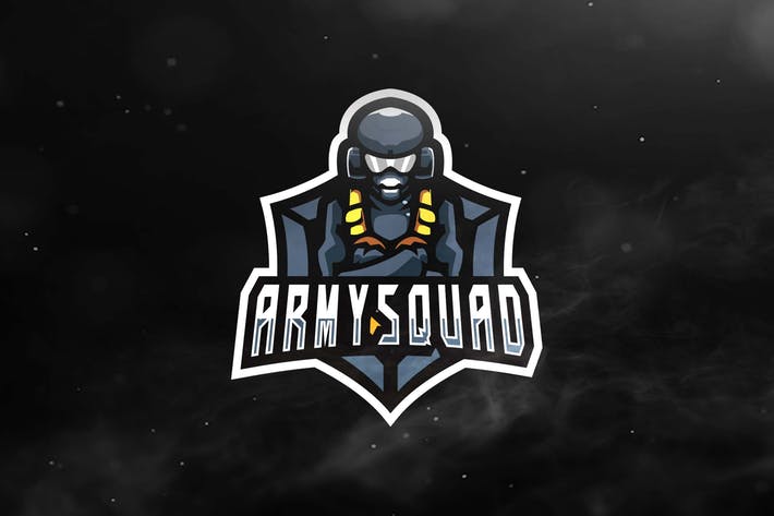 Squad Logo - Army Squad Sport and Esports Logos by ovozdigital on Envato Elements