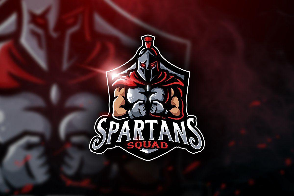 Squad Logo - Spartans Squad-Mascot & Esport Logo