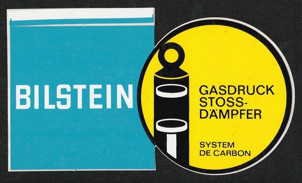 Bilstein Logo - Details about BILSTEIN SHOCKS ORIGINAL PERIOD STICKER AUTOCOLLANT ...