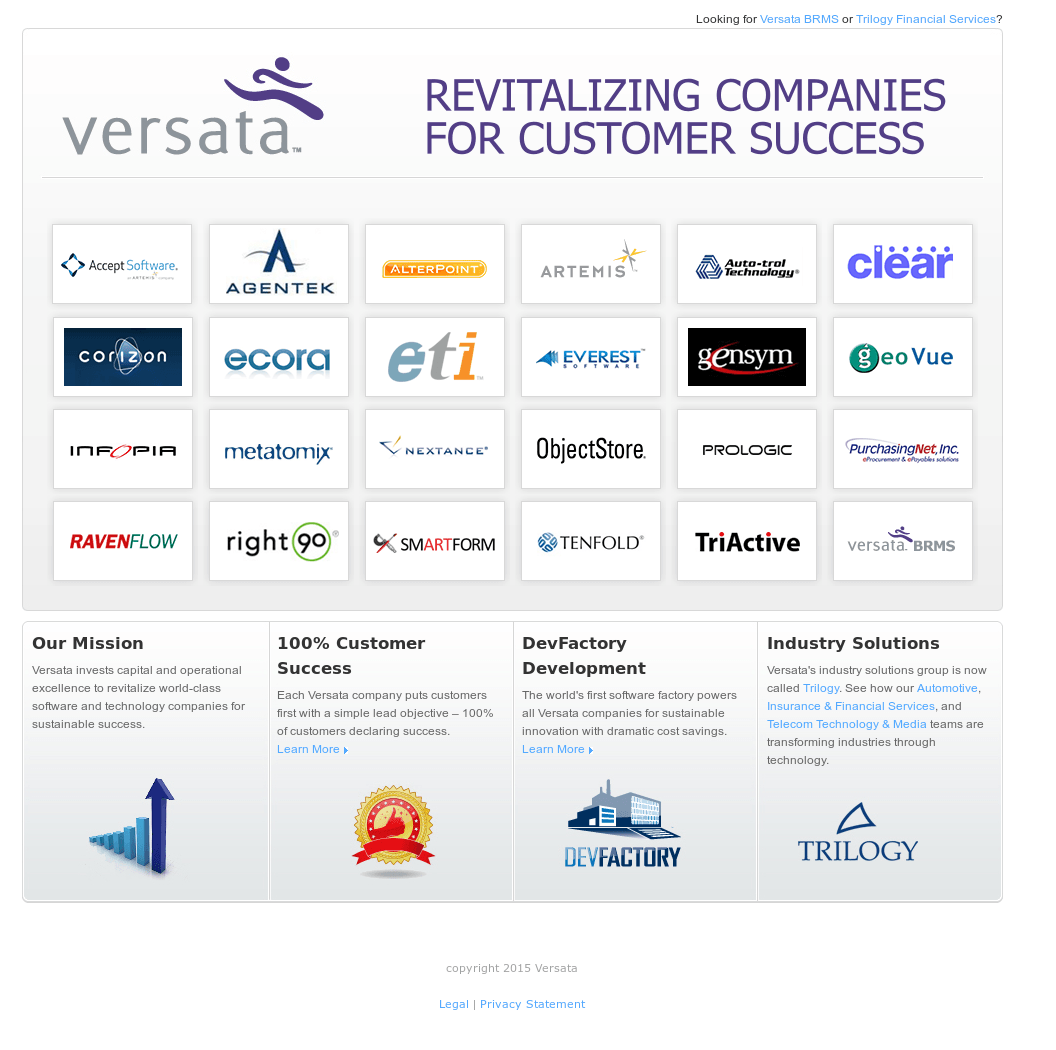 Versata Logo - Versata Competitors, Revenue and Employees - Owler Company Profile