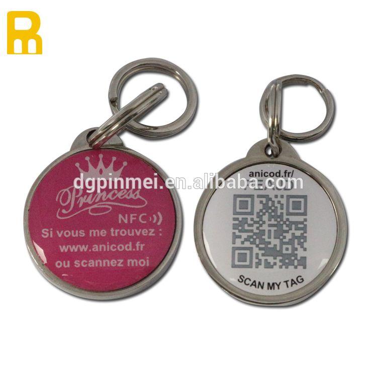 RFID Logo - Custom Printed Logo Qr Pet Tracking Rfid Round Epoxy Tags For Dogs Nfc Dog  Tags - Buy Dog Tags For Cheap,Nfc Tags For Injection,Custom Human Dog Tags  ...