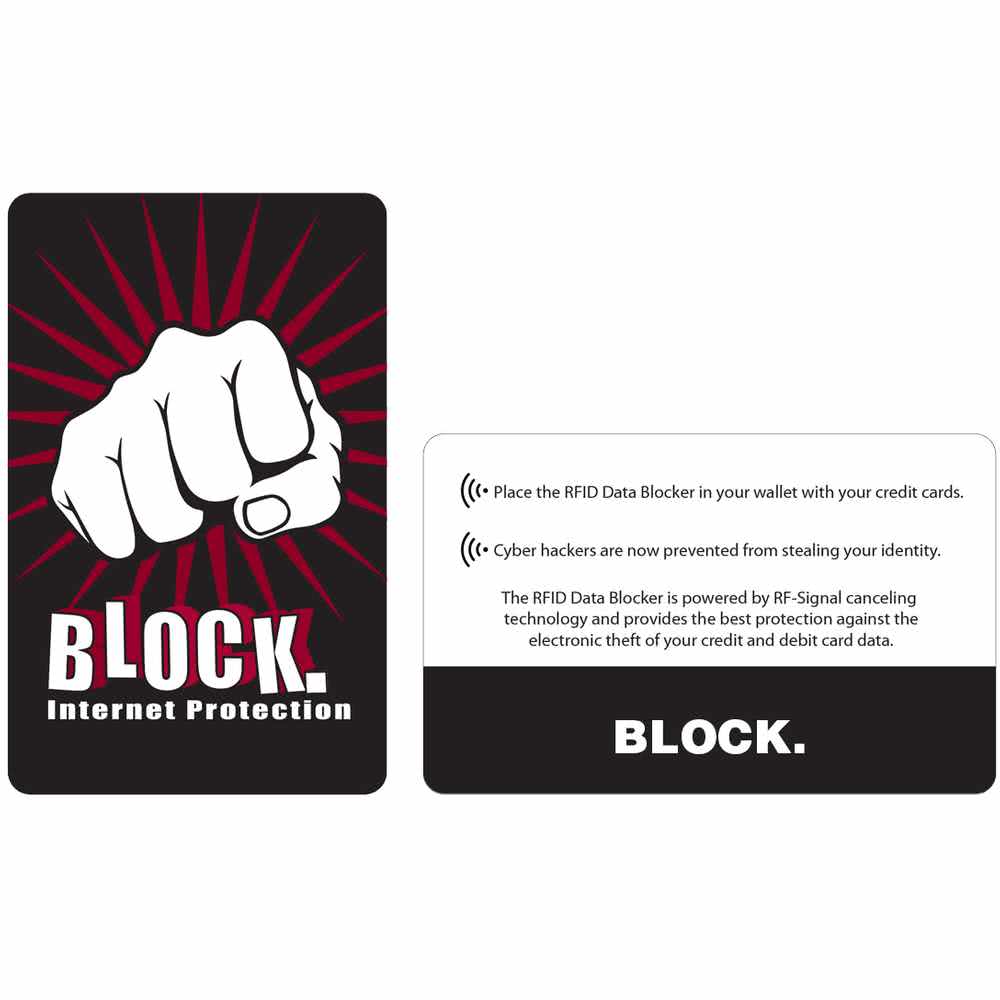 RFID Logo - RFID Data Blocker Card