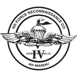 Reconnaissance Logo - 4th Force Reconnaissance Co logo, Vector Logo of 4th Force