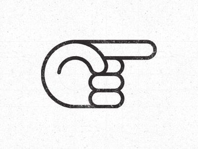 Finger Logo - Icons / Finger | Illustration | Hand logo, Icon design, Logo design ...