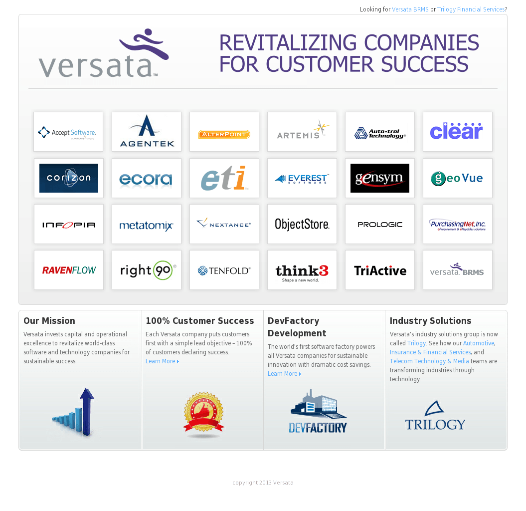 Versata Logo - Versata Competitors, Revenue and Employees - Owler Company Profile