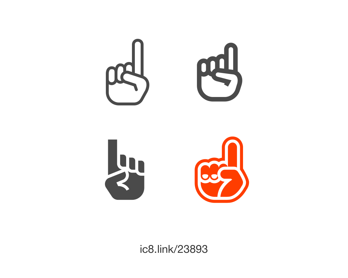 Finger Logo - LogoDix