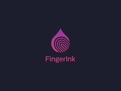 Finger Logo - Finger Ink Logo Design by Dalius Stuoka | logo designer on Dribbble