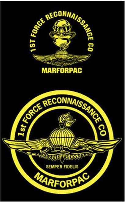 Reconnaissance Logo - 1st Force Recon Hood