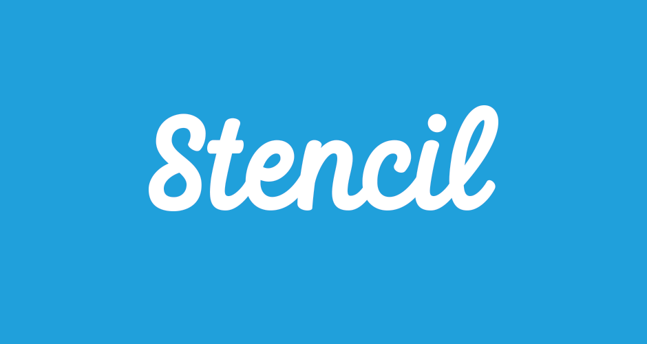 Stencil Logo - Stencil | The fastest way to double your social engagement.