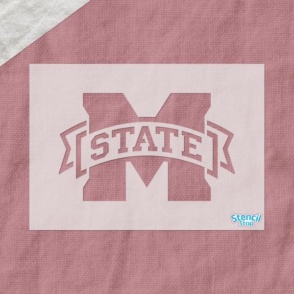 Stencil Logo - Mississippi State Bulldogs Stencils