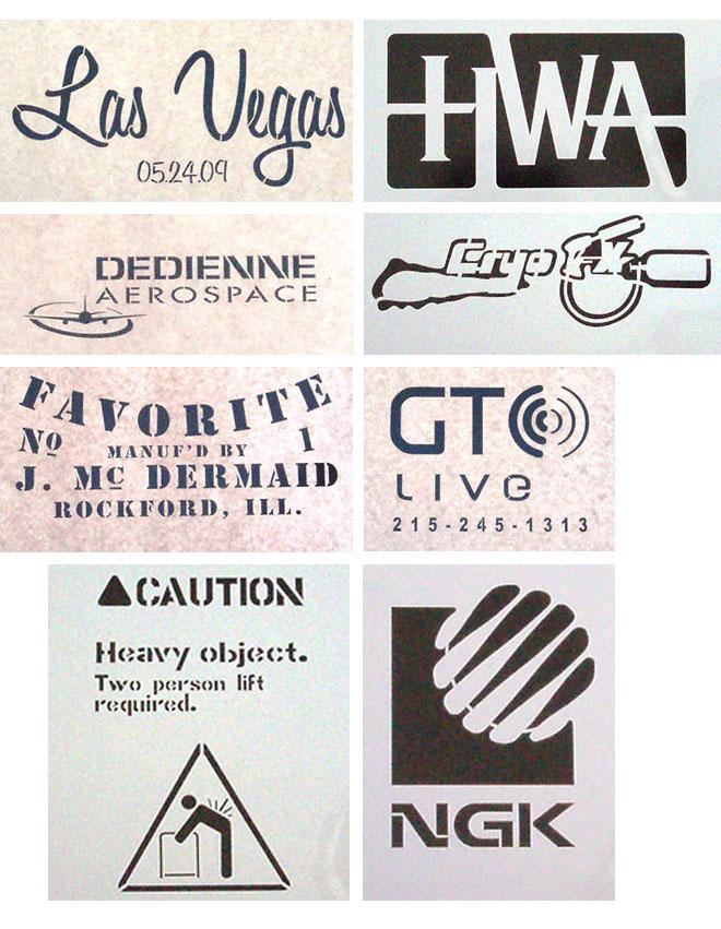 Stencil Logo - Logo Stencils - Custom Cut Stencil Company