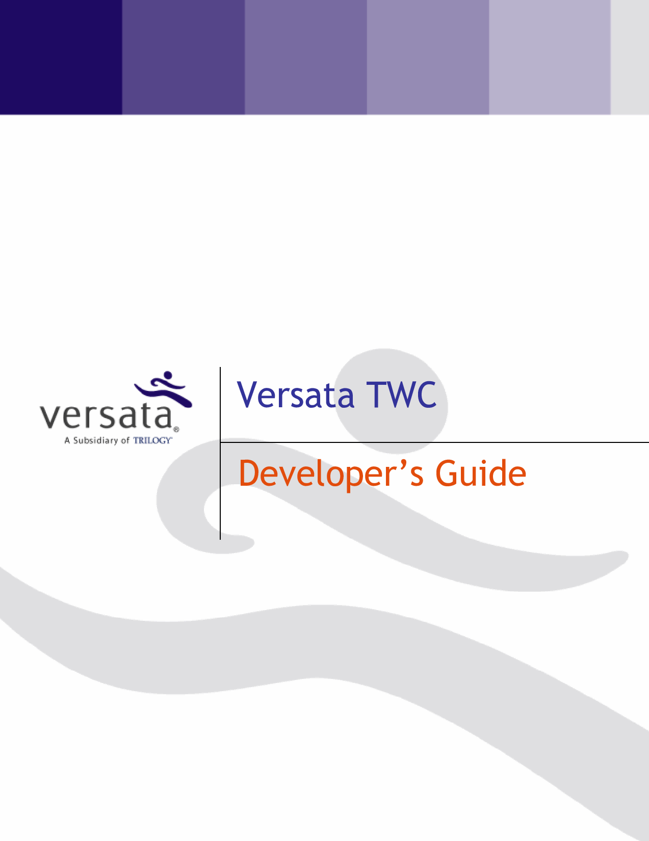 Versata Logo - Versata TWC Components Developer's Guide TWCDev