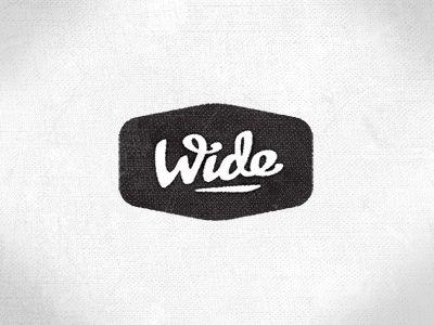 Wide Logo - W-Wide Logo 2 by Aaron Gibson on Dribbble