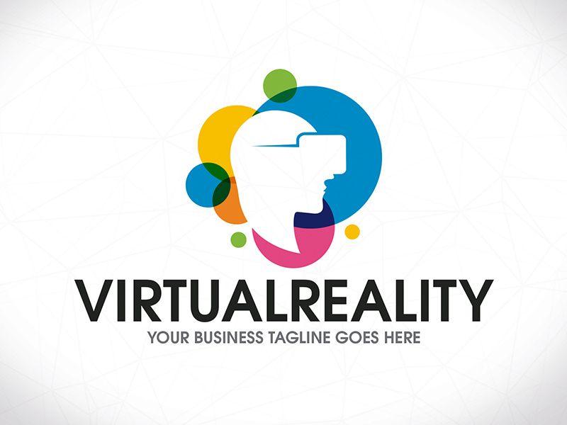 Virtual Logo - Virtual Reality Colorful Logo by Alberto Bernabe on Dribbble