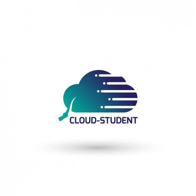 Virtual Logo - Virtual cloud logo template Vector | Free Download