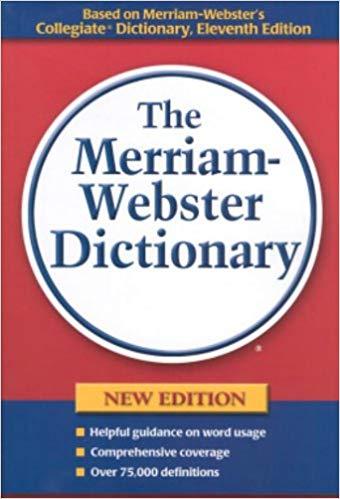 Merriam-Webster Logo - Amazon.com: The Merriam-Webster Dictionary (0800188080975): Merriam ...