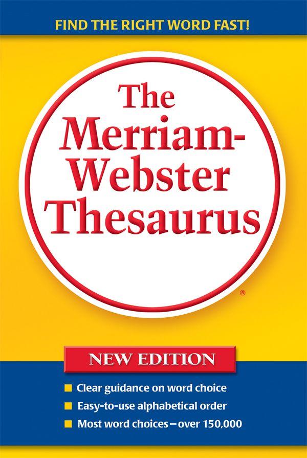 Merriam-Webster Logo - Buy The Merriam Webster Thesaurus (Trade Paperback)