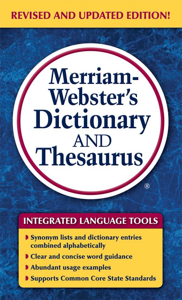Merriam-Webster Logo - Buy Merriam-Webster's Dictionary and Thesaurus (Mass-market paperback)
