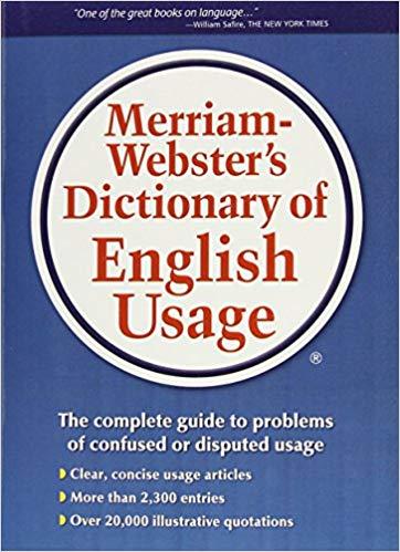 Merriam-Webster Logo - Merriam Webster's Dictionary Of English Usage