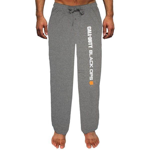 Loungewear Logo - Call of Duty Black Ops 4 Men's COD IIII Script Logo Loungewear Pajama  Lounge Pants