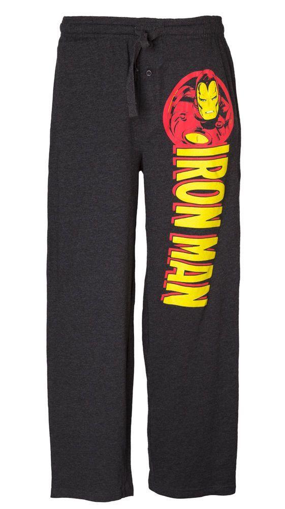 Loungewear Logo - Iron Man Logo Adult Pajama Lounge Pants | Loungewear | Adult pajamas ...