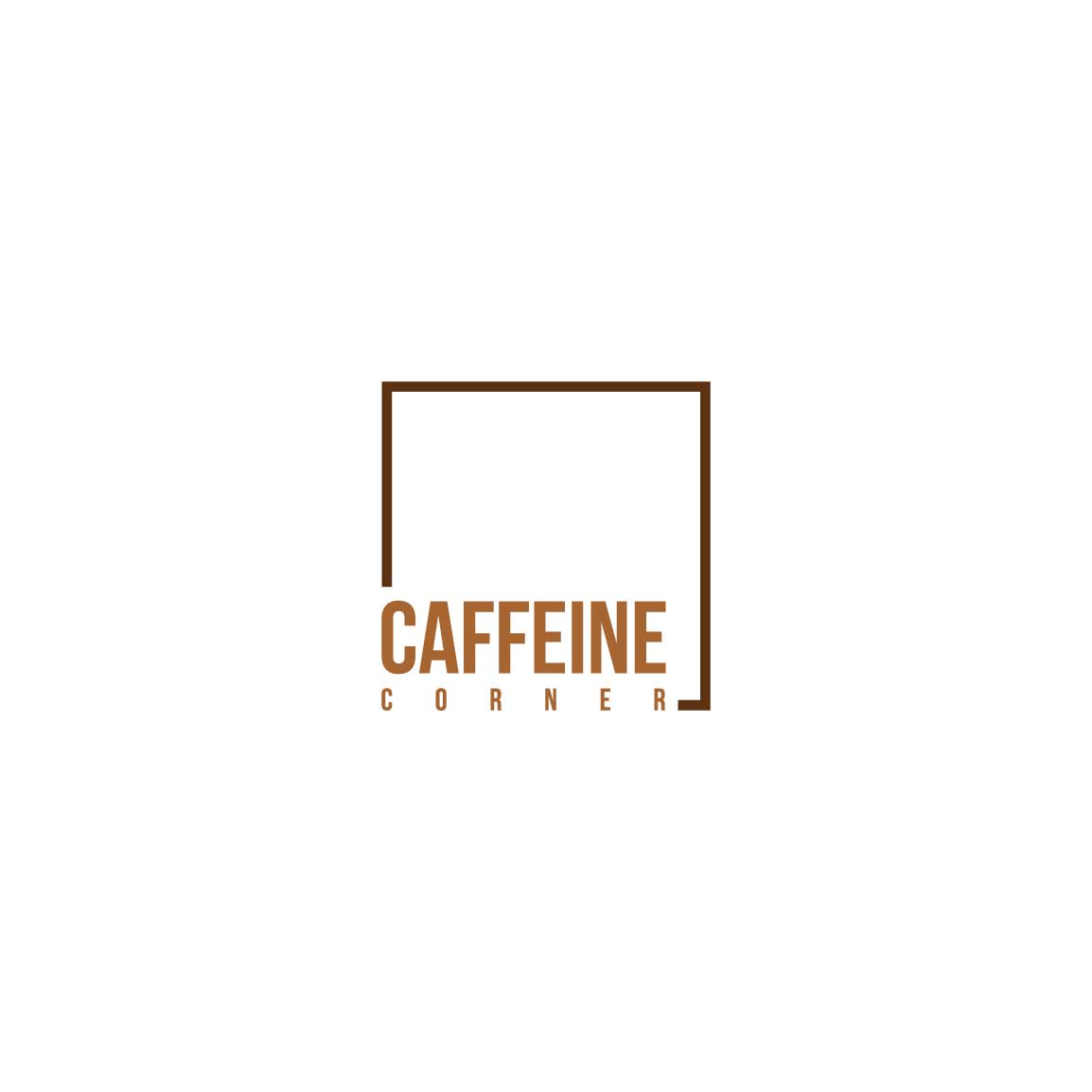 Corner Logo - Coffee Shop Logo Design for Caffeine Corner by Fanol Ademi. Design