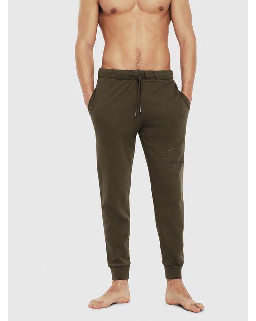 Loungewear Logo - Men's Green Loungewear Pants With Logo And Print