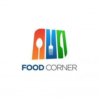 Corner Logo - Food corner logo design Vector | Premium Download