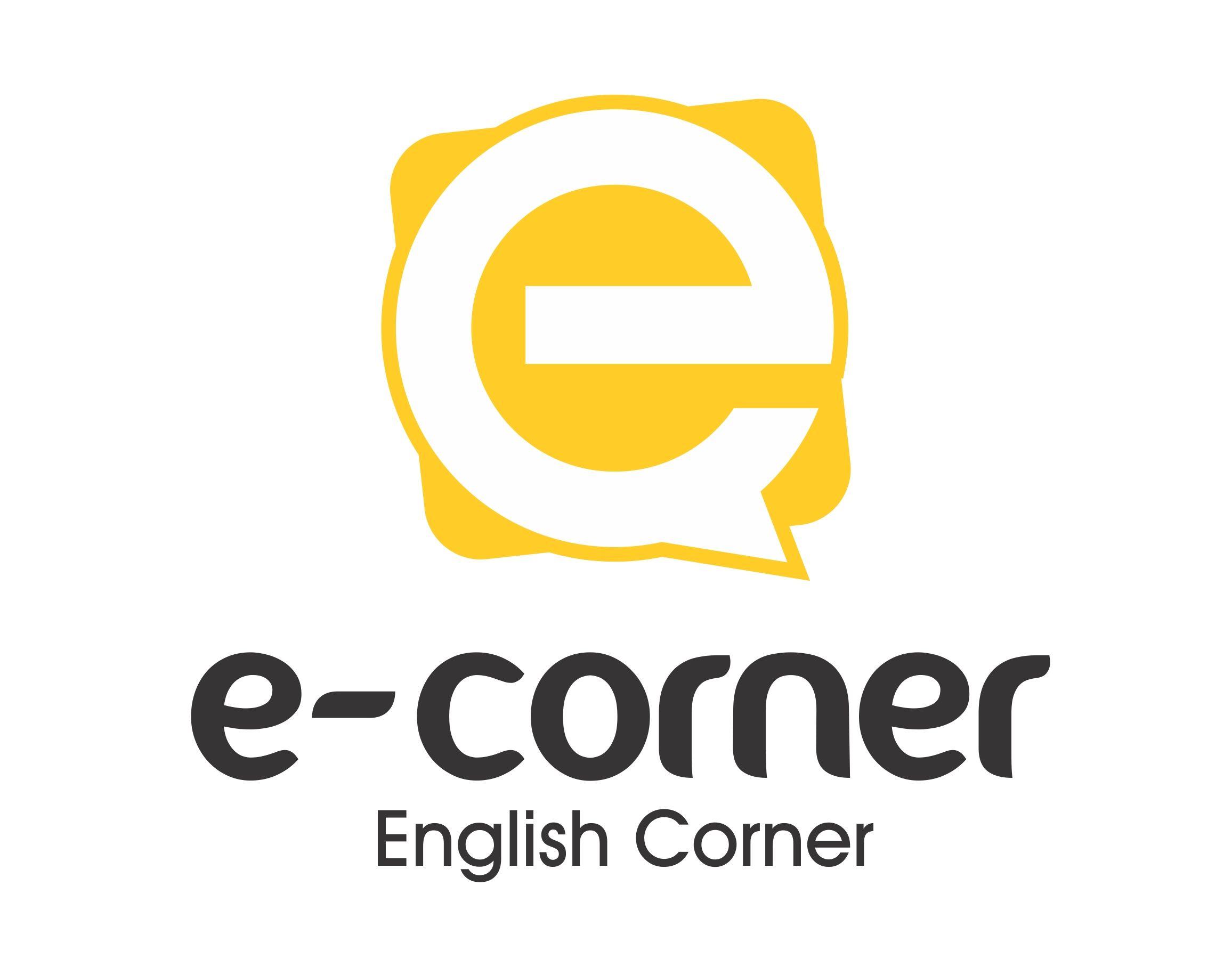 Corner Logo - Gallery. Desain Logo Untuk E Corner (English Corner)