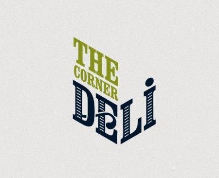 Corner Logo - The Corner Deli logo design. I like the creativity put into this