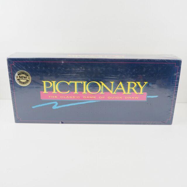 Pictionary Logo - 1993 Vintage Pictionary The Classic Game of Quick Draw Factory ...