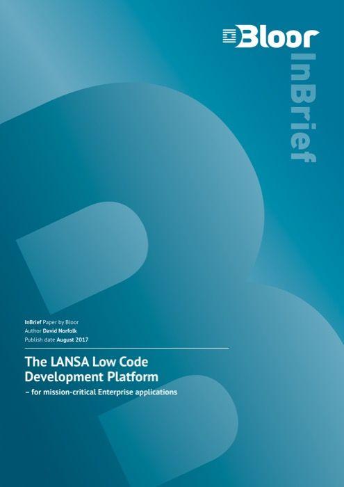 Lansa Logo - The LANSA Low Code Development Platform – Bloor Research