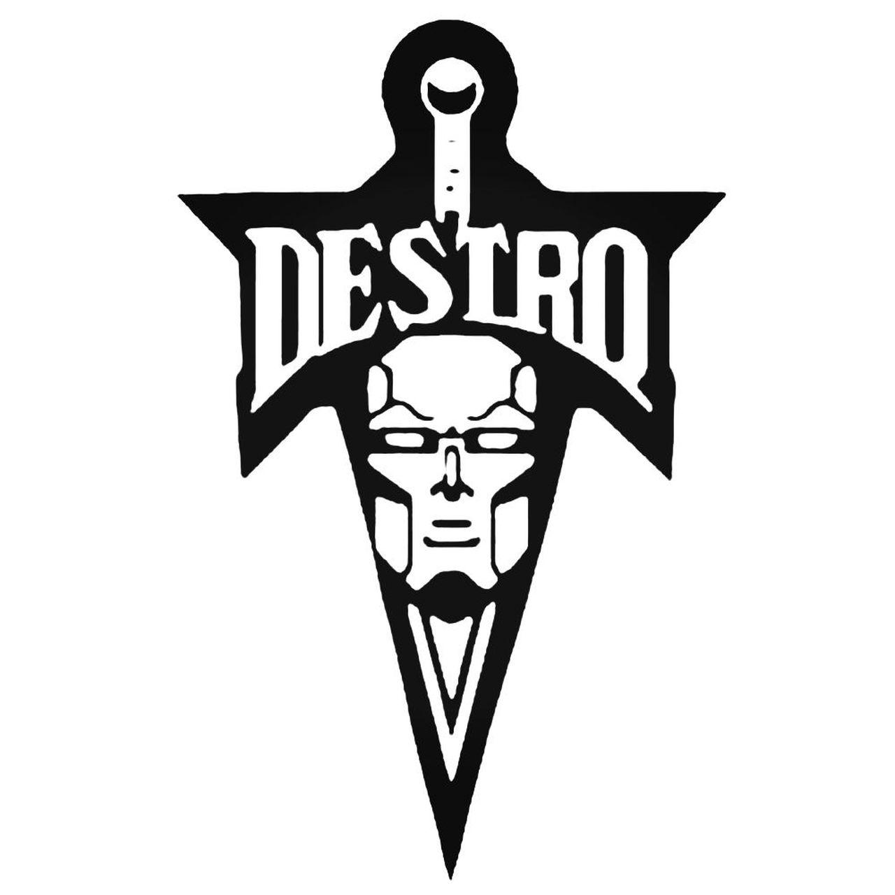 Destro Logo - G.I. Joe Destro Decal Sticker