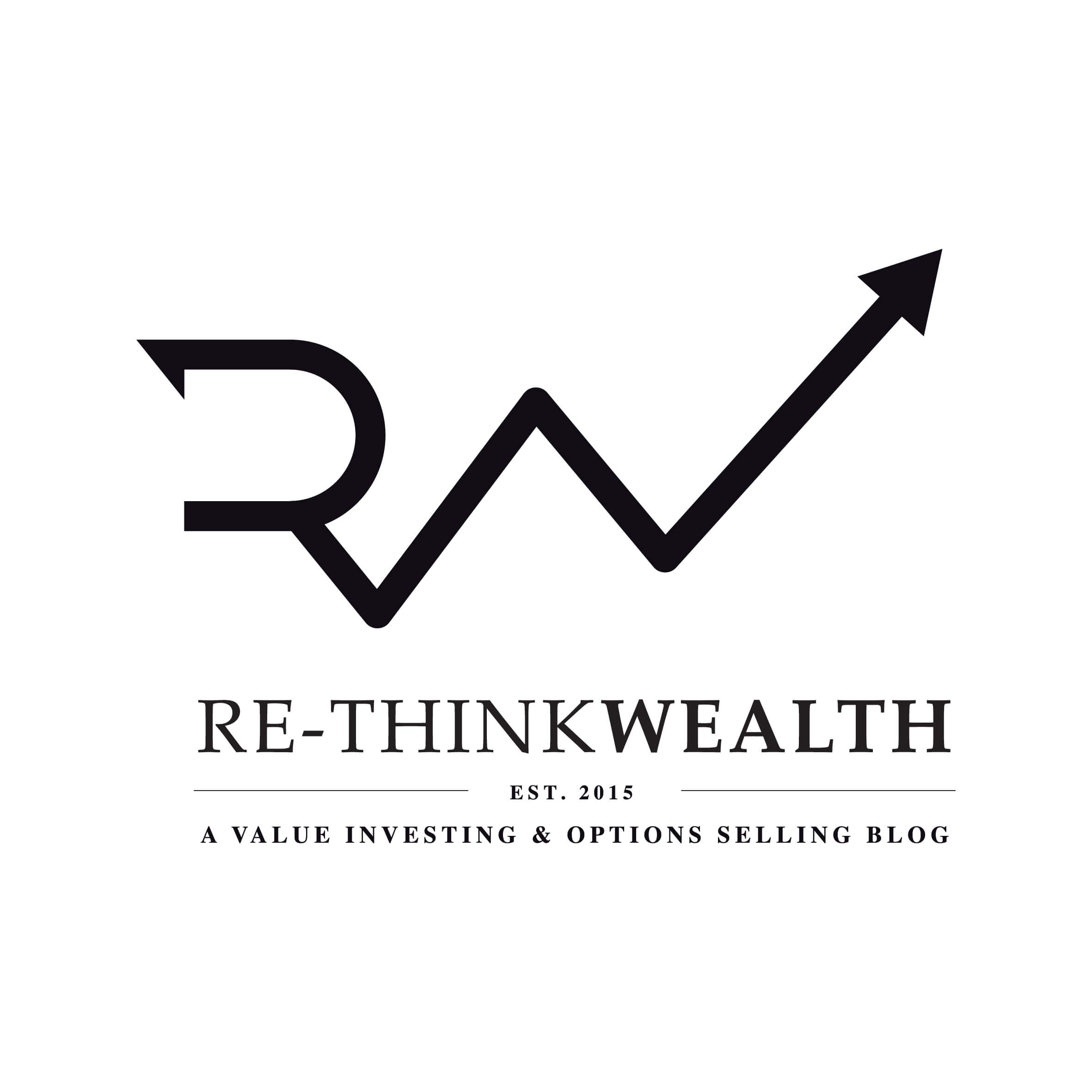 Value Logo - New Logo Design for Re-ThinkWealth (Value Investing Blog)