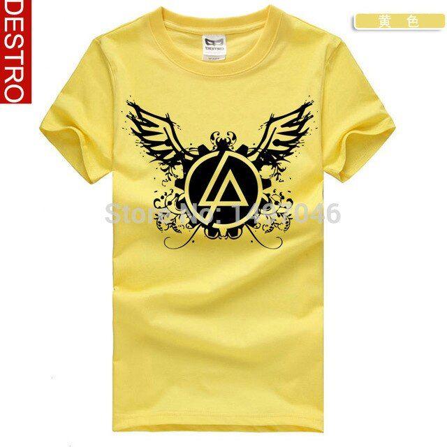 Destro Logo - US $22.99 |DESTRO 2015 Free Shipping Summer New Angel Wings and Linkin Park  Logo Print Tee Fashion O Neck Short Sleeve Cotton Mens T Shirts-in ...