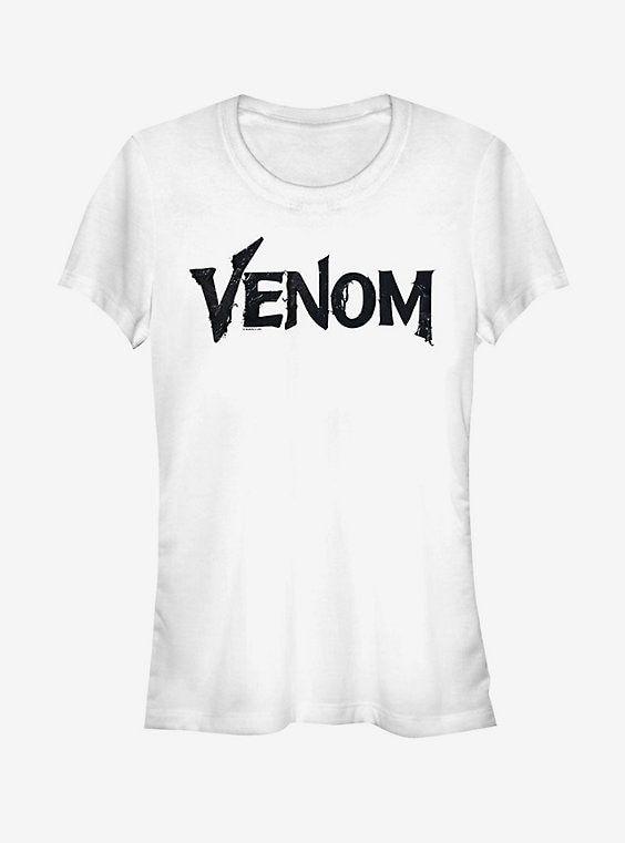 Symbiote Logo - Marvel Venom Symbiote Logo Girls T-Shirt