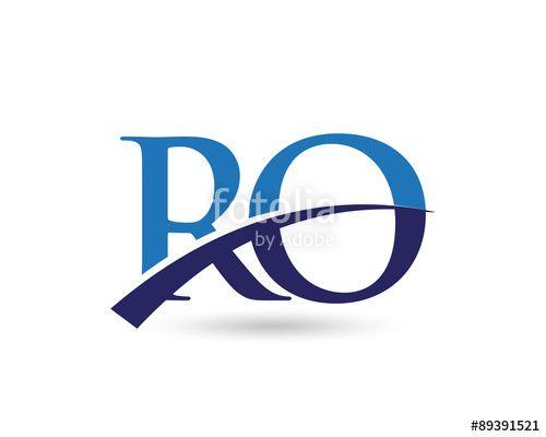Ro Logo - RO Logo Letter Swoosh
