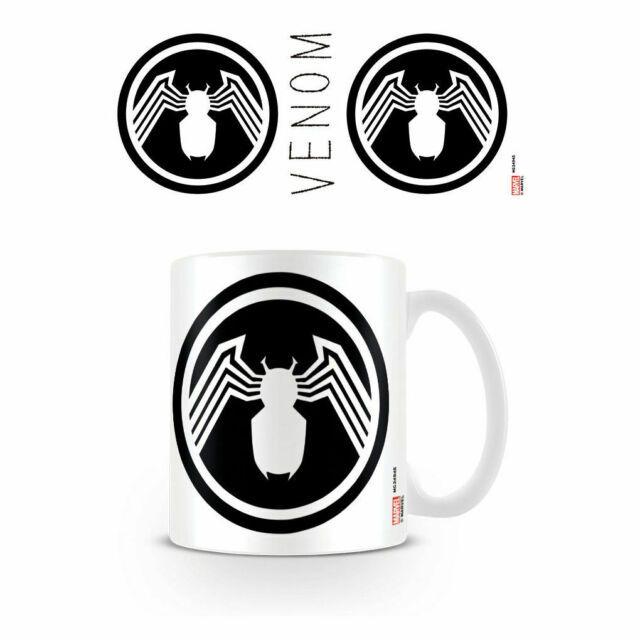 Symbiote Logo - Venom Symbiote Logo Mug Ceramic Coffee Cup Spiderman Marvel Alien Comic Film