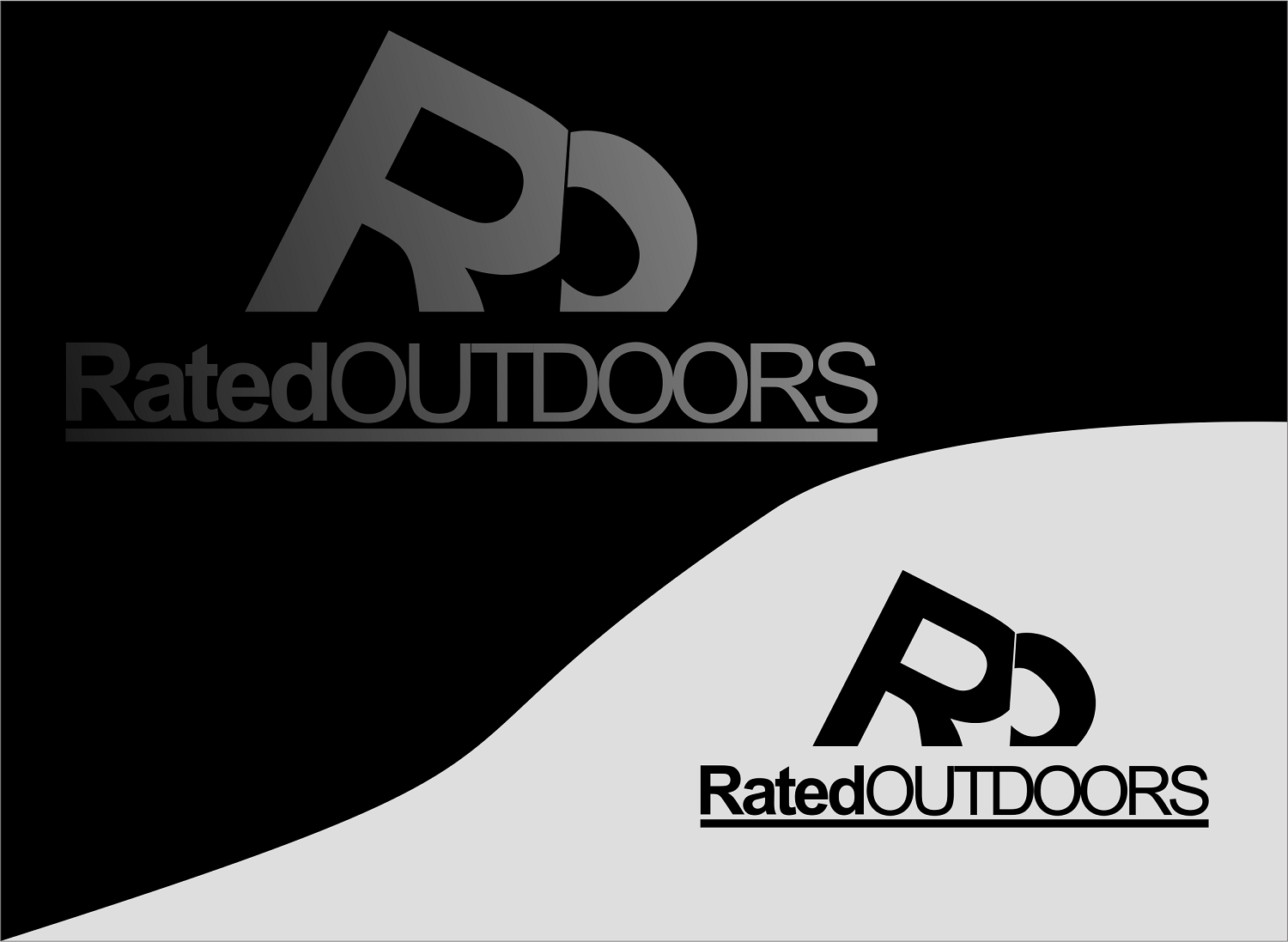 Ro Logo - Bold, Modern, Sporting Good Logo Design for Rated Outdoors (RO)