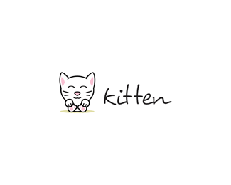Kitten Logo - Kitten logo | Branding | Kittens, Logos, Branding