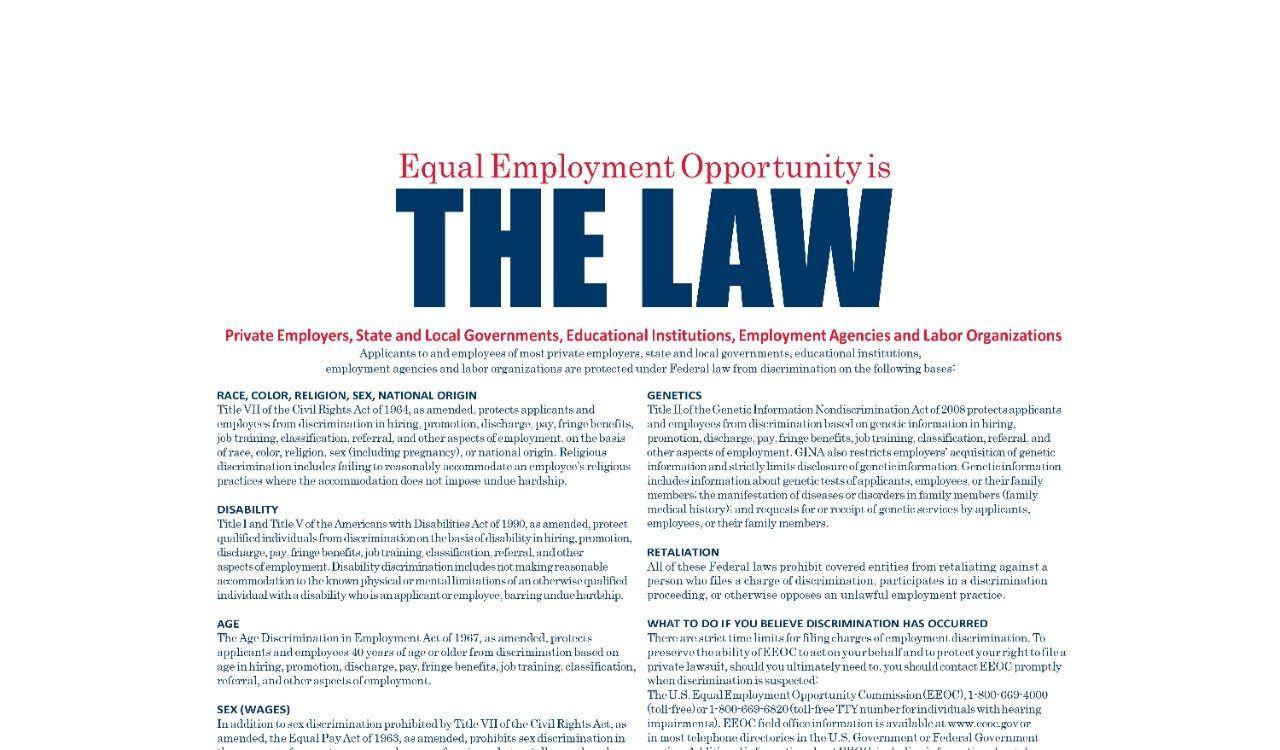 EEO Logo - Equal Opportunity Programs