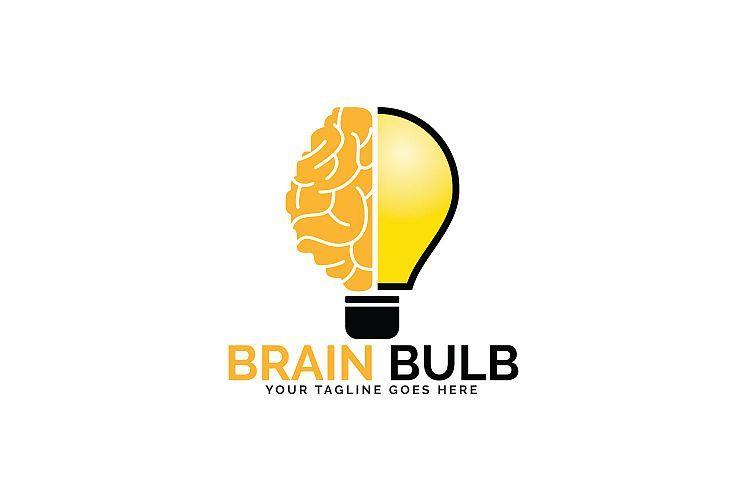 Bulb Logo - Brain Bulb Logo Design