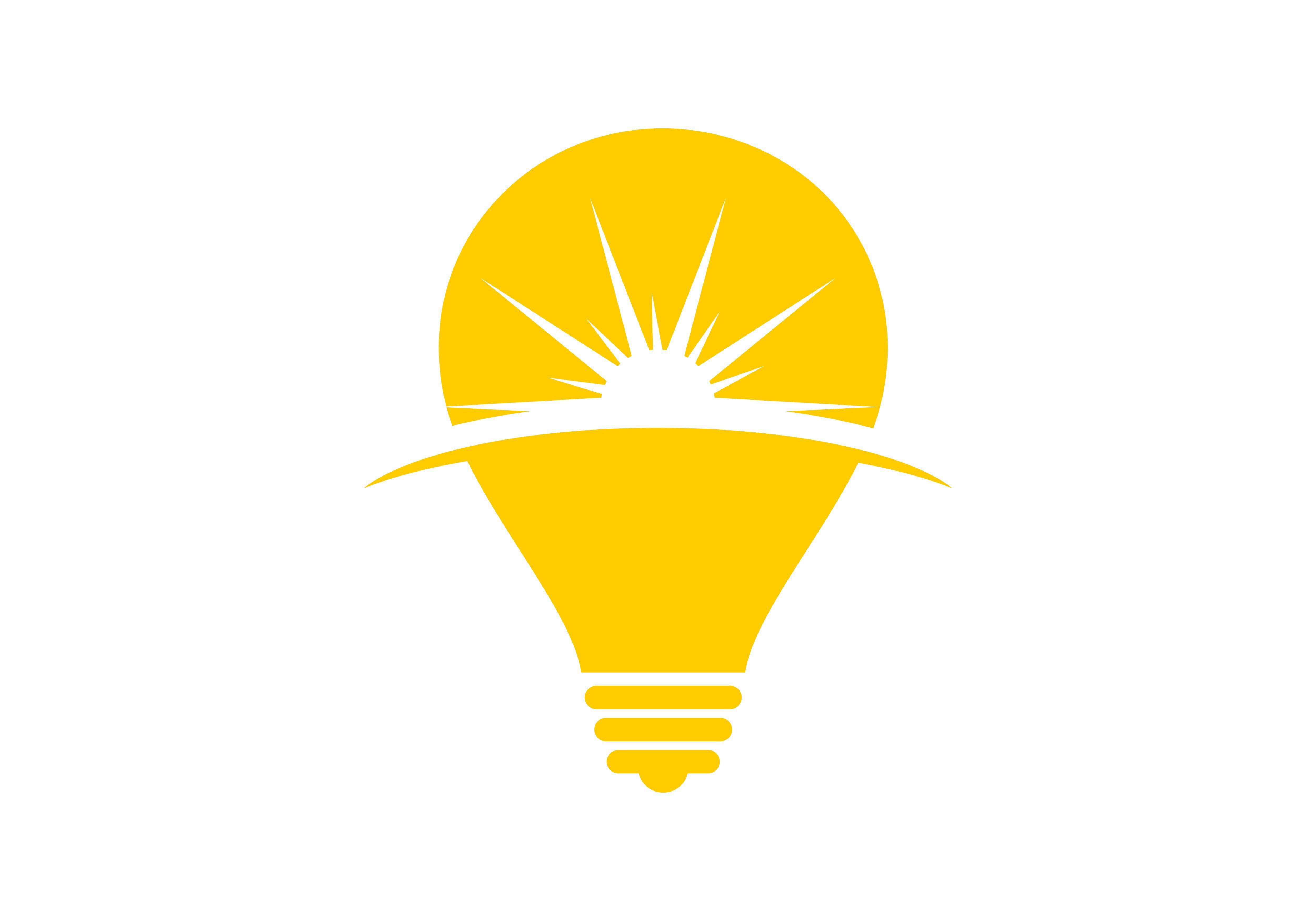 Bulb Logo - Sun Bulb Logo