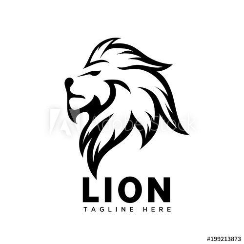 Loin Logo - brave art head lion logo - Buy this stock vector and explore similar ...